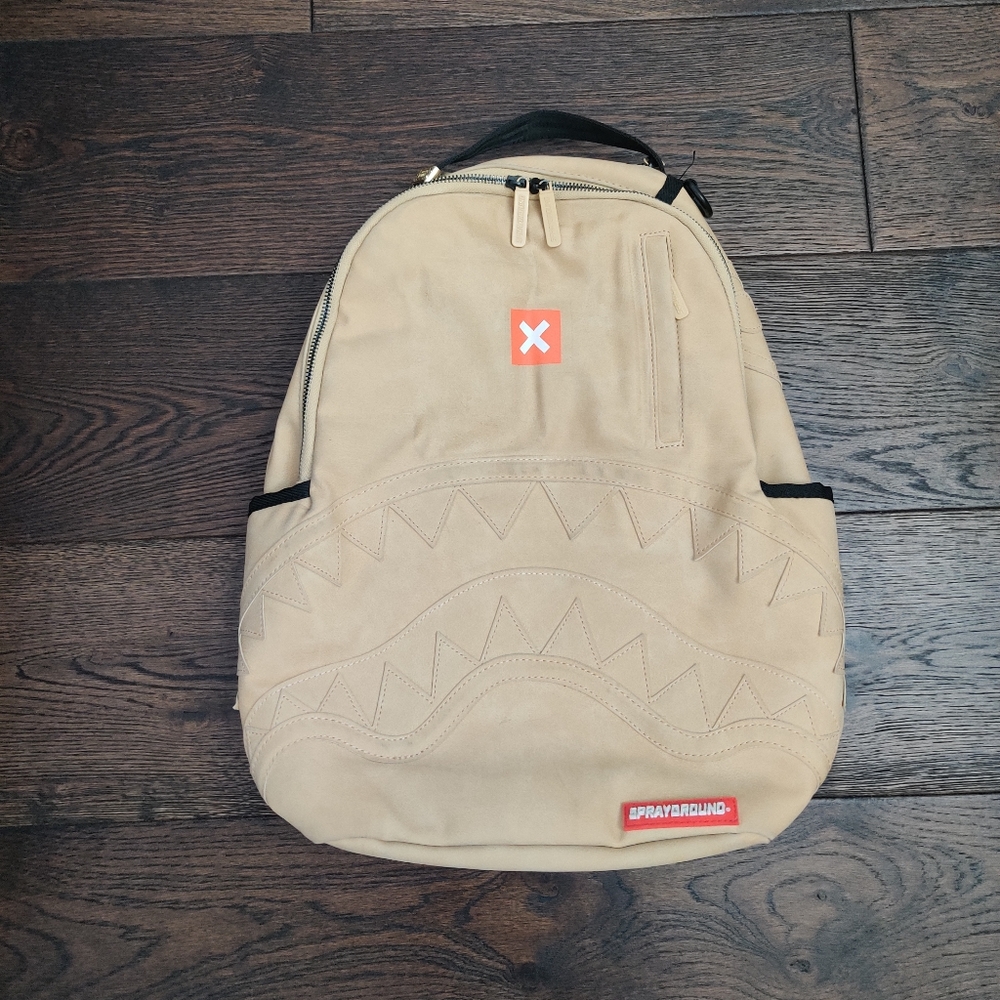 Sprayground Timber Shark Backpack Beige